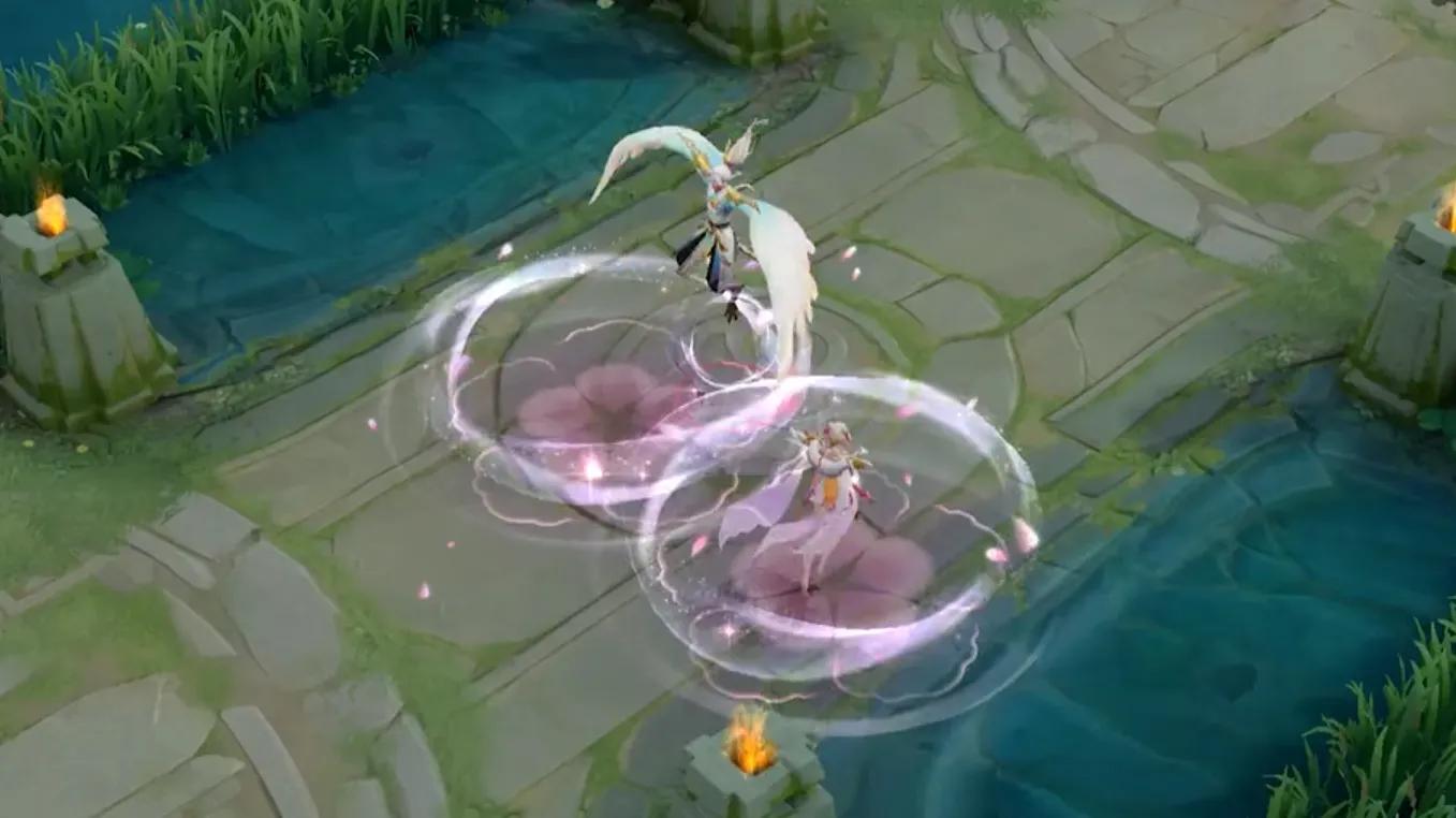 嫦娥6元皮膚拒霜思特效公開，粉色少女心爆棚，這誰能拒絕購買