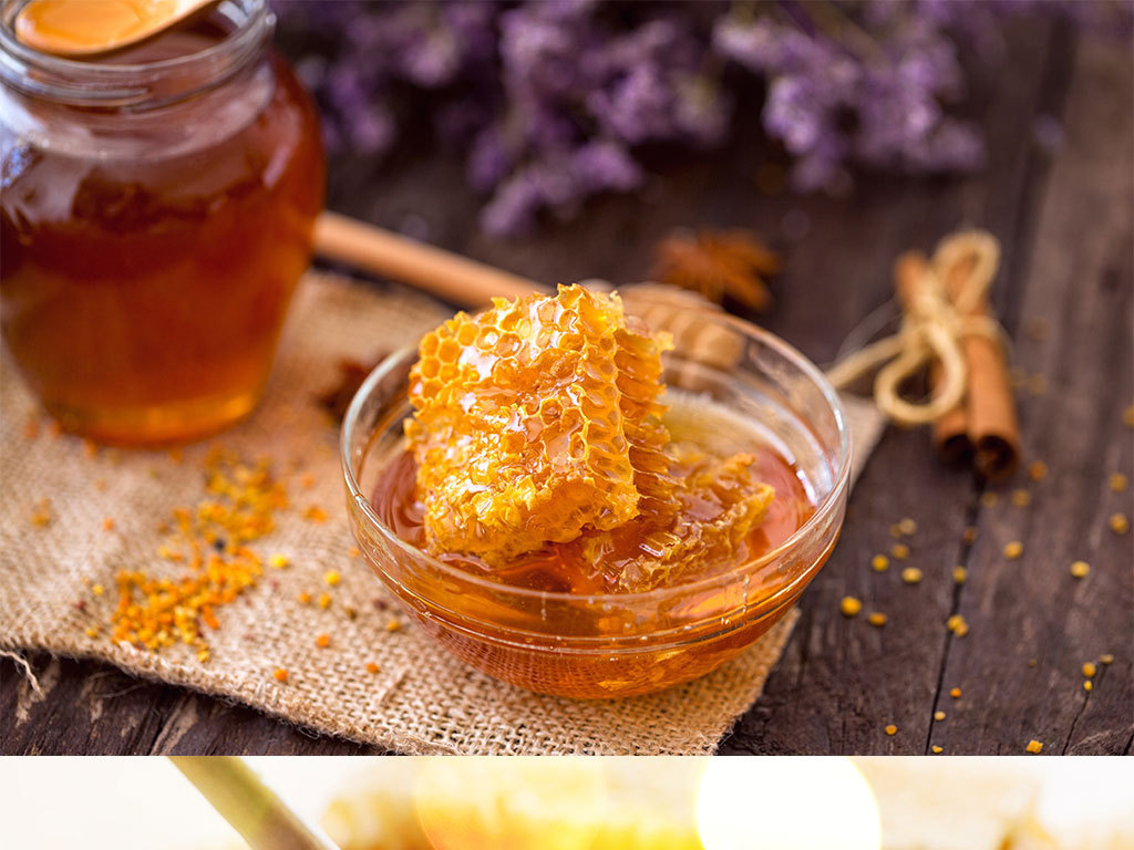 蜂王漿是蜜蜂的口水么(蜜蜂王漿是怎么形成的) 蜂蜜高清寫真圖片素材